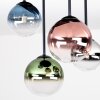 Chehalis plafoniera a sfere 4 luci G9, Ø 38 cm, stile vintage retrò