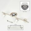 Koyoto plafoniera a sfere 4 luci E14, lampada da soffitto vintage moderna