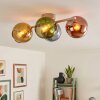 Koyoto plafoniera a sfere 4 luci E14, lampada da soffitto retrò moderna