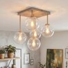 Gastor plafoniera a 5 luci con sfere per soggiorno, stile rétro vintage