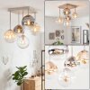 Gastor plafoniera a sfere 5 luci E14, design vintage moderno per soggiorno