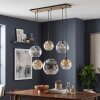 Koyoto lampadario a sospensione 6 luci con sfere, per tavolo da pranzo