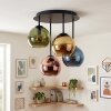 Koyoto plafoniera a sfere, lampada da soffitto vintage a 4 luci E14