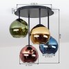 Koyoto plafoniera a sfere, lampada da soffitto vintage a 4 luci E14