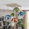 Koyoto plafoniera a sfere 5 luci E14, lampada da soffitto rétro Ø 37 cm