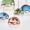 Koyoto plafoniera a sfere 5 luci E14, lampada da soffitto rétro Ø 37 cm