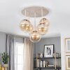Gastor plafoniera a sfere 5 luci E14 ø 45 cm, lampada da soffitto moderna