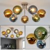 Koyoto plafoniera per soggiorno rétro vintage a sfere, 7 luci E14, ø 82 cm