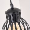 Lampada a sospensione Oravi, barra in legno écru, cavi avvolgibili per il tavolo da pranzo