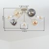 Gastor plafoniera a sfere 7 luci E14 Ø 82 cm per soggiorno e sala da pranzo