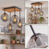 Gastor plafoniera a 4 luci con sfere, stile boho vintage per soggiorno