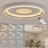 Orvix plafoniera LED con telecomando, lampada da soffitto rotonda ø 59 cm