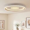 Orvix plafoniera LED con telecomando, lampada da soffitto rotonda ø 59 cm
