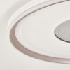 Plafoniera LED moderna Orvix con anello luminoso, CCT 2700-6000 Kelvin