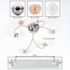Chehalis plafoniera a sfere G9 6 luci, lampada da soffitto ø 58 cm