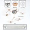Chehalis plafoniera a 6 luci con sfere, lampada da soffitto G9 ø 64 cm
