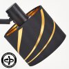 Alsen applique da parete interno E14 con paralume a fessure, spot inclinabile