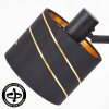 Alsen applique da parete con paralume in tessuto a motivo, spot inclinabile, set da 2