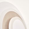 Applique LED moderna Lemik ad anelli concentrici, regolabile, 3000 Kelvin bianco caldo