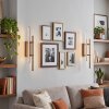 Kiron applique LED da parete moderna, set da 2, lampada da parete lineare