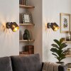 Alsen applique orientabile con paralume traforato a motivi geometrici, set 2 pz