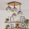 Gastor plafoniera a sfere 4 luci per sala da pranzo e soggiorno, stile boho