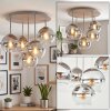 Koyoto plafoniera a sfere rotonda 5 luci, lampada da soffitto Ø 45 cm