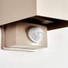 Applique Tamarin LED con sensore di movimento, set da 2, 3000 Kelvin calda IP54