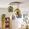 Koyoto plafoniera a sfere, lampada da soffitto rotonda E14, 4 luci, ø 38 cm