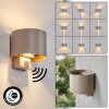 Applique da parete per esterno Tamarin LED 3000 Kelvin calda sabbia per l'ingresso di casa