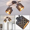 Tallaboa plafoniera con faretti orientabili, lampada da soffitto a 2 luci