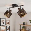 Tallaboa plafoniera con faretti orientabili, lampada da soffitto a 2 luci
