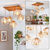 Gastor plafoniera a sfere 5 luci E14 ø 39 cm per soggiorno e sala da pranzo