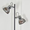 Hora lampada da terra industriale vintage 2 luci, 162 cm, faretti orientabili
