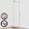 Velix lampada da terra LED moderna, piantana intrecciata da 143 cm