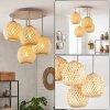 Basto plafoniera rotonda a sfere intrecciate E14 4 luci, ø38 cm, stile boho