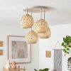 Basto plafoniera rotonda a sfere intrecciate E14 4 luci, ø38 cm, stile boho