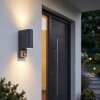 Kingstown applique da esterno con sensore di movimento, 2 luci GU10