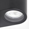 Applique da esterno Kingstown semicircolare, set di 2, sensore di movimento