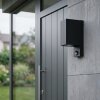 Applique Up & Down Kingstown moderna rettangolare con sensore, per l’ingresso di casa, IP44