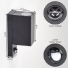 Applique Up & Down Kingstown moderna rettangolare con sensore, per l’ingresso di casa, IP44
