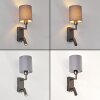 Applique da lettura Turil LED, 3000 Kelvin bianco caldo, orientabile a letto
