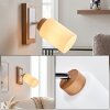 Alvorn applique da parete orientabile E27 con paralume cilindrico per camera da letto