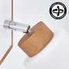 Alvorn applique da parete orientabile E27, spot cilindrico set da 2 per soggiorno