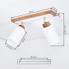 Alvorn plafoniera per soffitto con faretti orientabili, 2 luci E27 scandinava