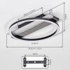 Kordex plafoniera LED moderna ad anello, 24 Watt, 4000 Kelvin, 730 Lumen