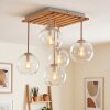 Koyoto plafoniera 5 luci con sfere E14, stile boho retrò per soggiorno