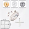 Gastor plafoniera a sfere rotonda E14, lampada da soffitto 4 luci ø 38 cm