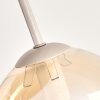 Gastor plafoniera a sfere rotonda E14, lampada da soffitto 4 luci ø 38 cm