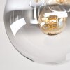 Gastor plafoniera a sfere rotonda E14, lampada da soffitto 4 luci ø 38 cm